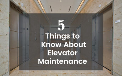 5 Things to Know About Elevator Maintenance